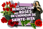 La bénédiction des roses en l'honneur de Sainte Rita